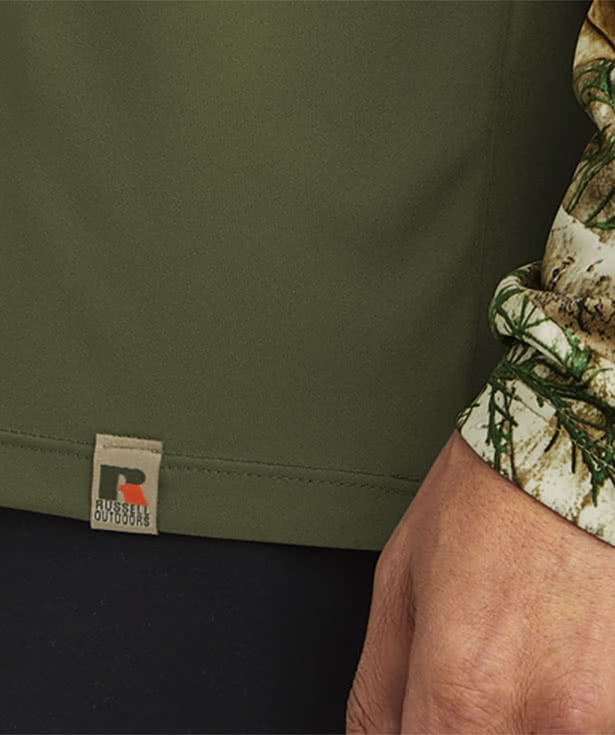 Russell Outdoors Realtree® Colorblock Long Sleeve Performance Shirt