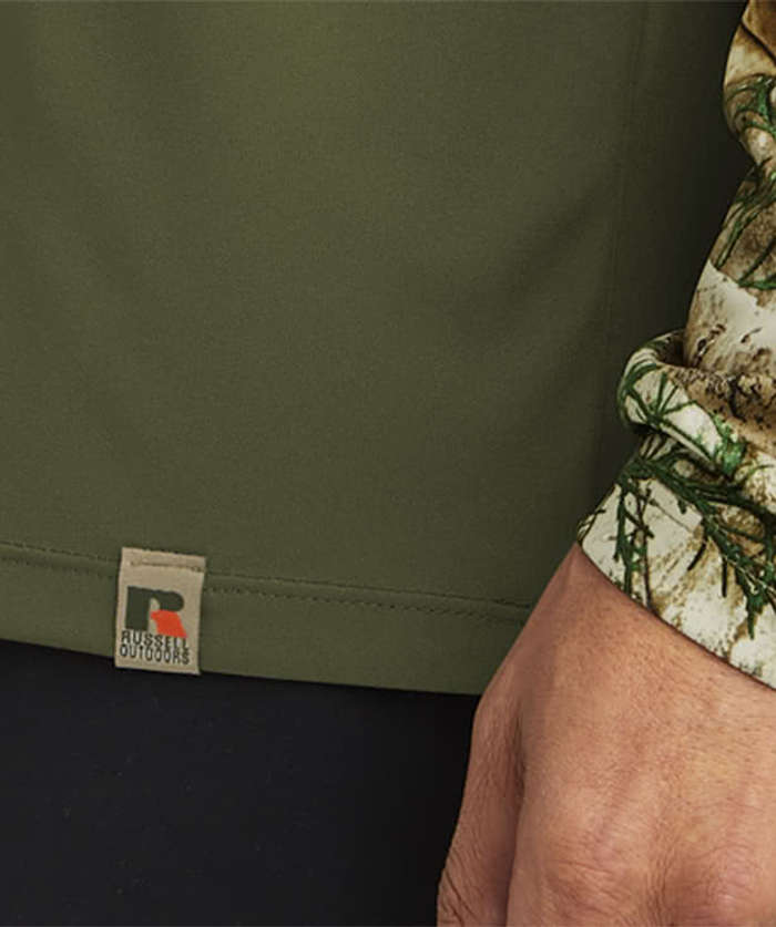 Russell Outdoors Realtree® Colorblock Long Sleeve Performance Shirt