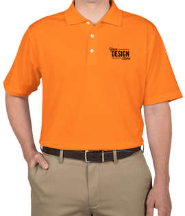 Adidas ClimaLite Performance Polo - Color: Bright Orange / White