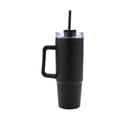 30.4 oz. Tana Tumbler with Straw in Black