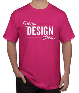 Canada - Gildan 100% Cotton T-shirt - Color: Heliconia