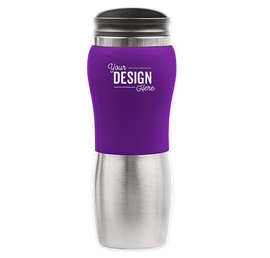 14 oz. Maui Two-Tone Stainless Steel Tumbler - Color: Purple
