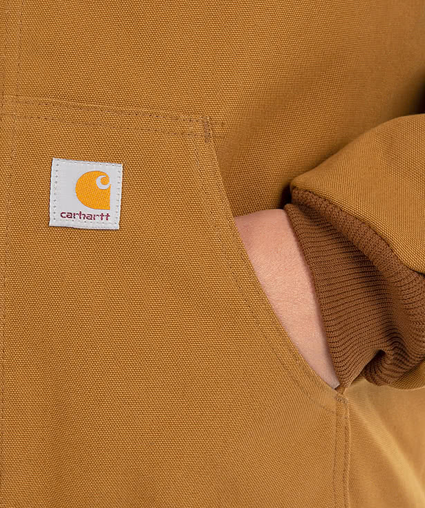 Carhartt Water Repellent Flannel Lined Hooded Jacket - Printed