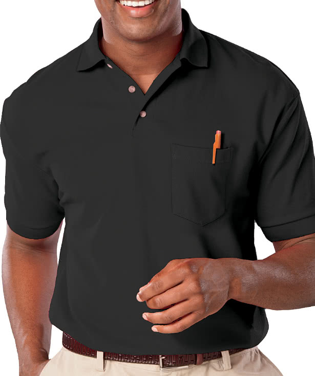 Blue Generation Superblend Easy-Care Pique Pocket Polo - Embroidered
