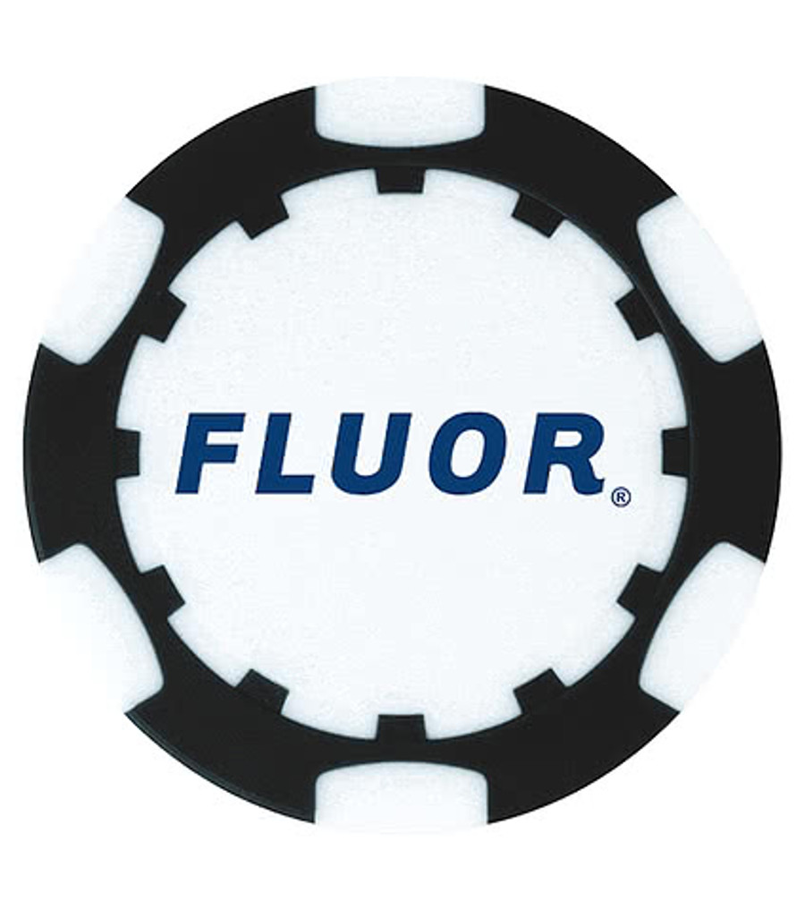 Ahead 2-Sided Poker Chip in Red/Black