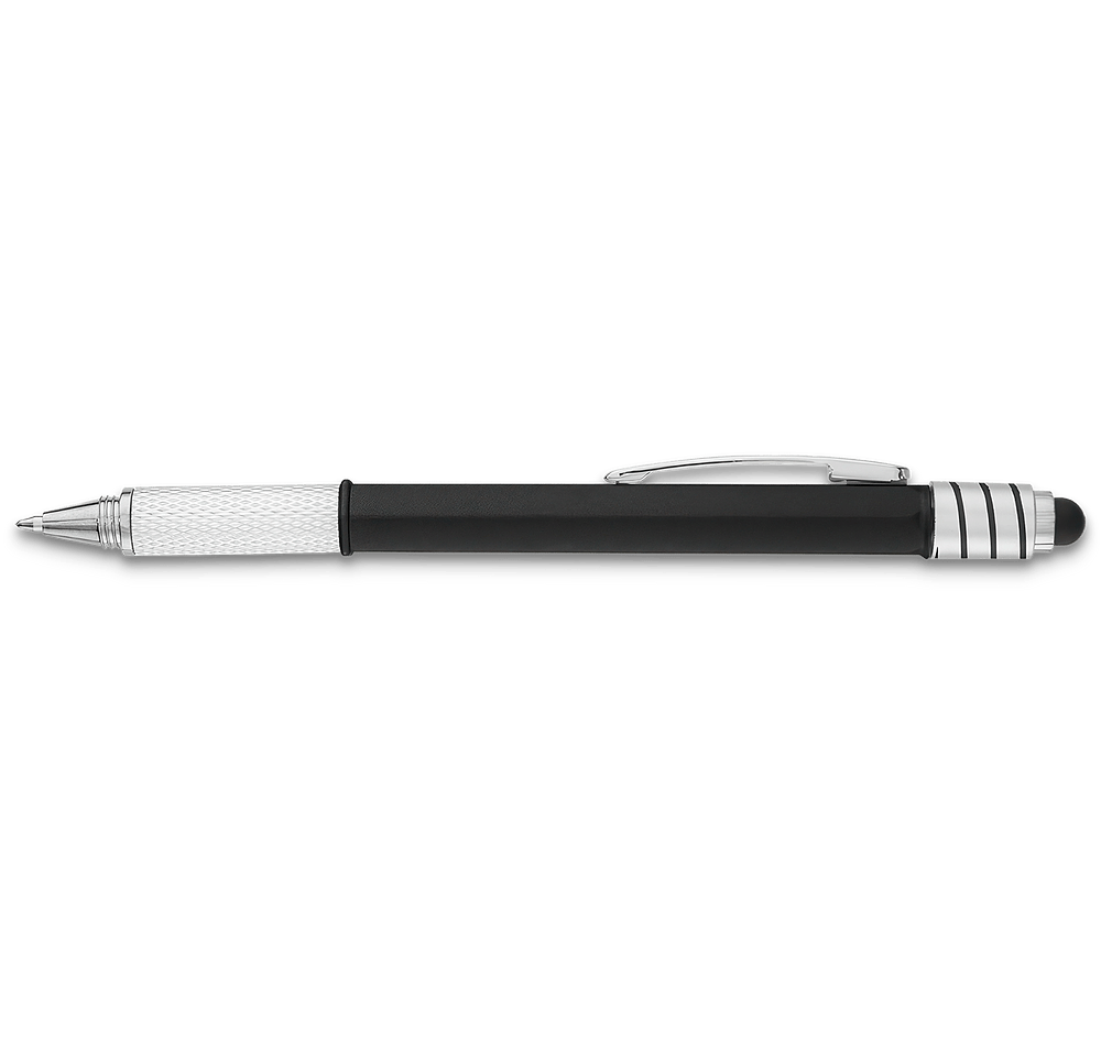Recycled Spin Top Stylus Ruler Pen-default