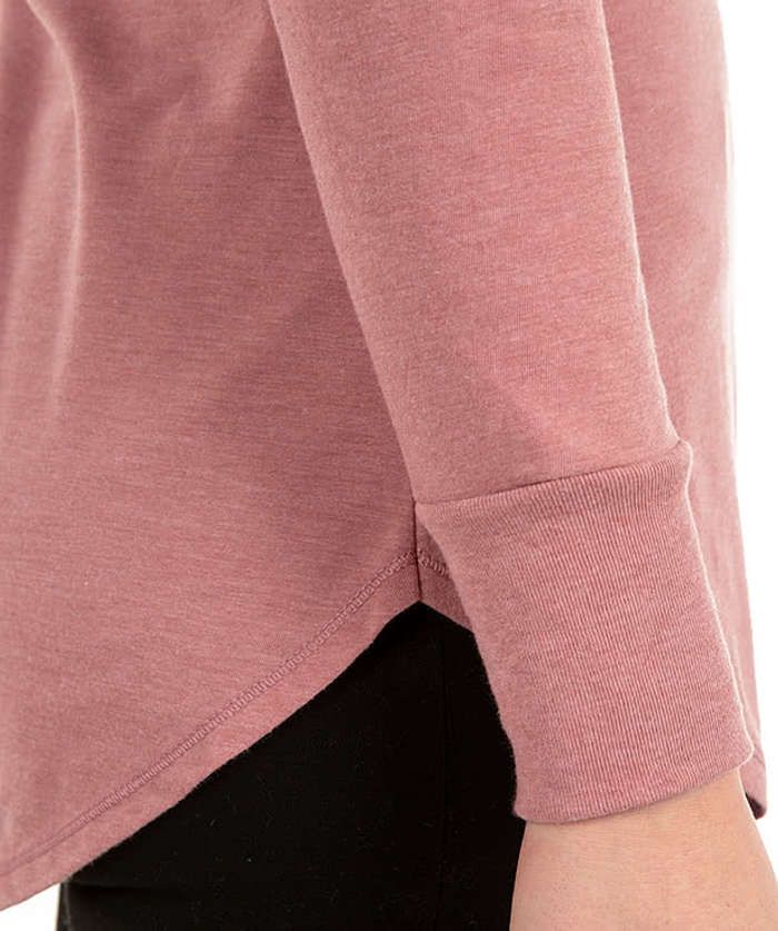 District Women's Tri-Blend Long Sleeve Tunic T-shirt