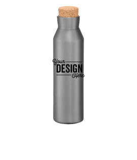 20 oz. Copper Vacuum Insulated Water Bottle with Screw-on Lid - Color: Gunmetal