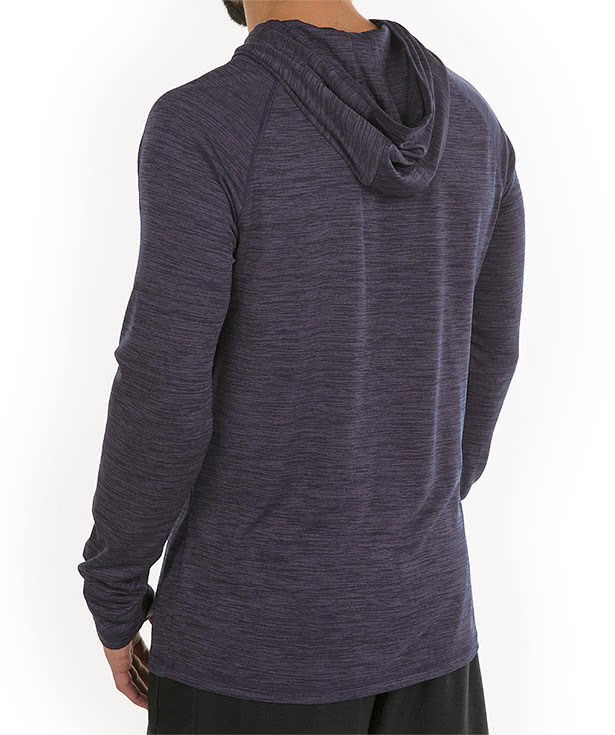 Augusta Tonal Heather Hooded Performance Shirt