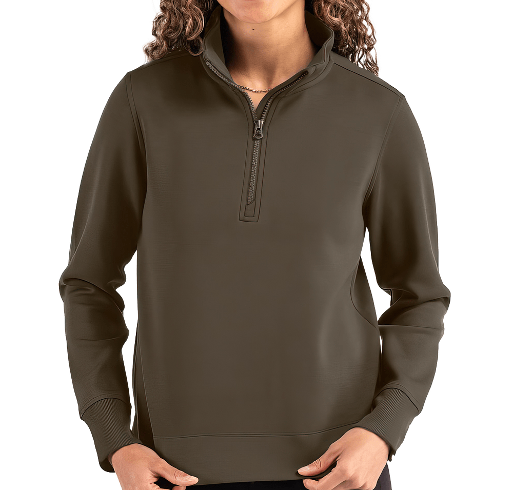 Cutter & Buck Women’s Roam Recycled Quarter Zip Pullover-default
