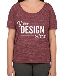 Bella + Canvas Women's Flowy Melange T-shirt