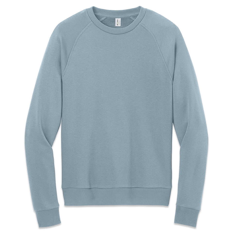 Allmade Organic Jersey Blend Fleece Crewneck Sweatshirt