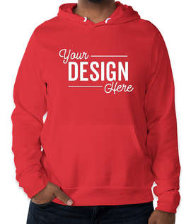 Bella + Canvas Ultra Soft Pullover Hoodie - Color: Red