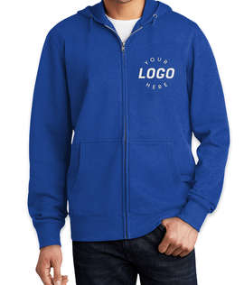 District V.I.T. Zip Hoodie - Embroidered - Color: Deep Royal