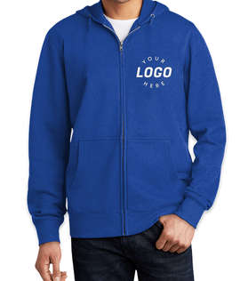 District V.I.T. Zip Hoodie - Screen Printed - Color: Deep Royal