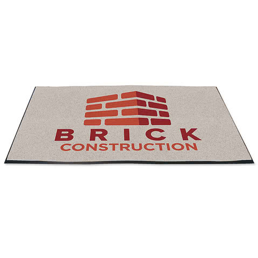 Full Color 4' x 6' Floor Hugger Mat in Maroon