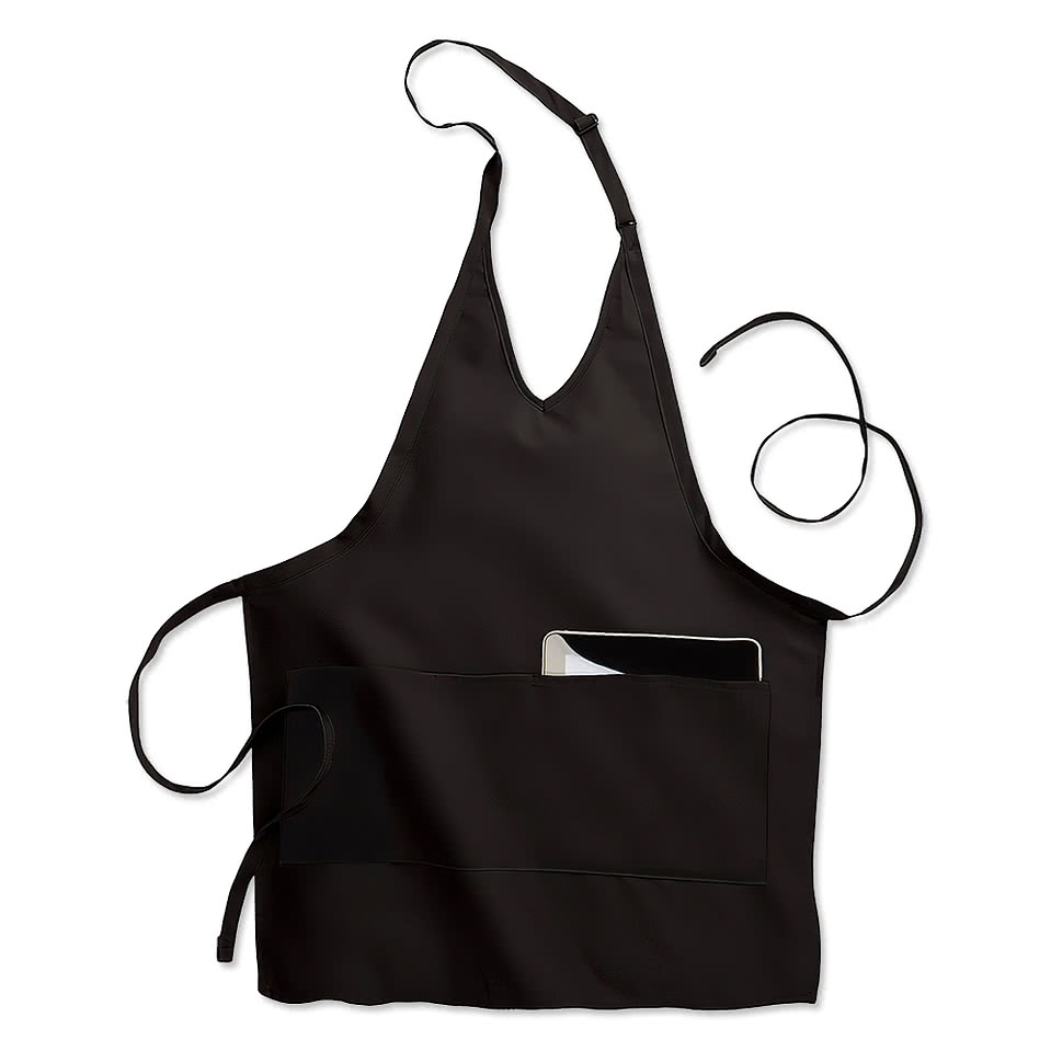 Edwards V-Neck Full Length Two-Pocket Bib Apron