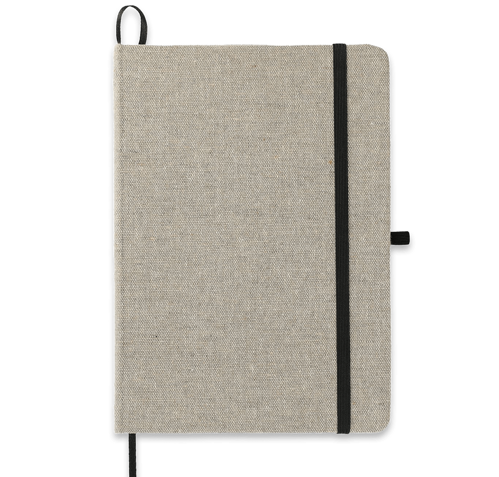 Recycled Cotton Bound Notebook-default