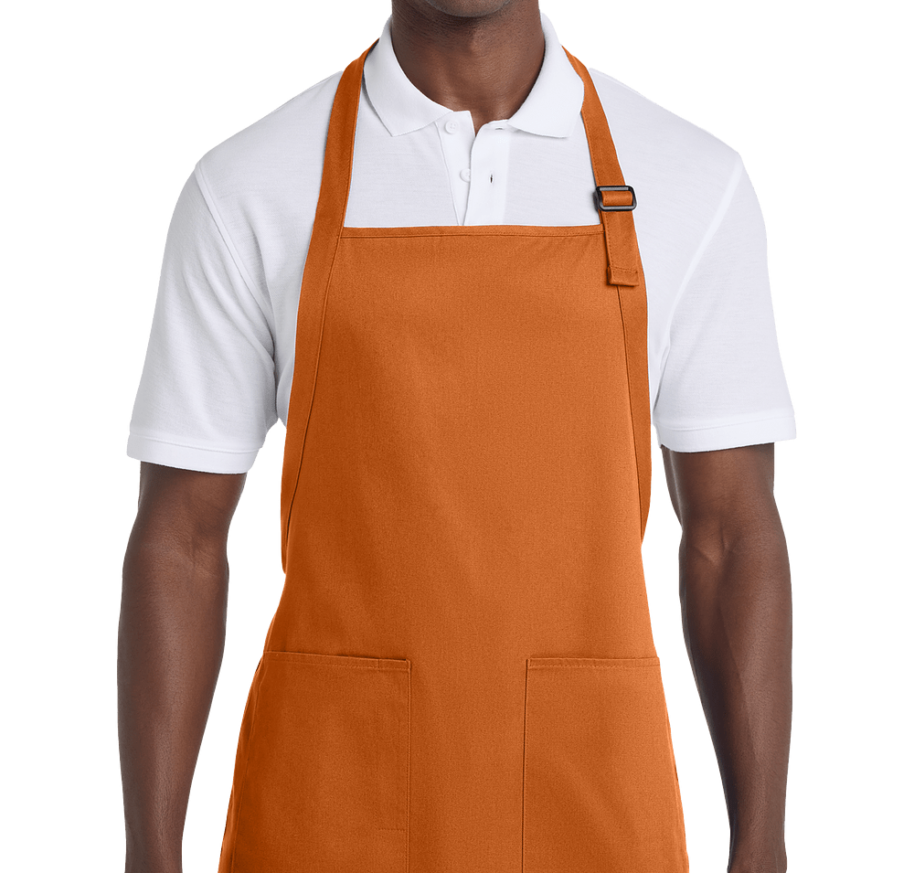 Port Authority Cotton Twill Two-Pocket Full Length Apron-default