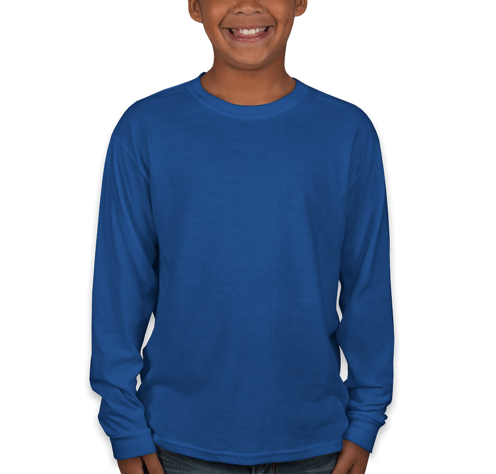 Jerzees Youth 50/50 Long Sleeve T-shirt-default