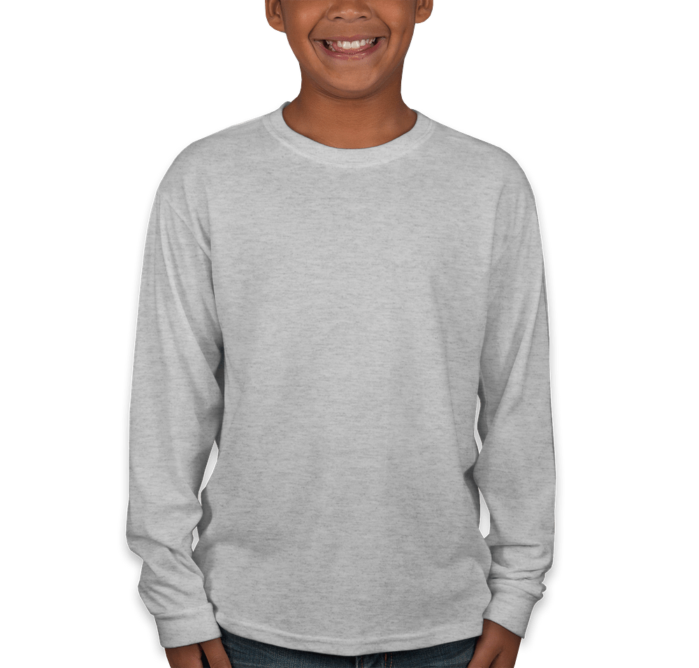Jerzees Youth 50/50 Long Sleeve T-shirt-default