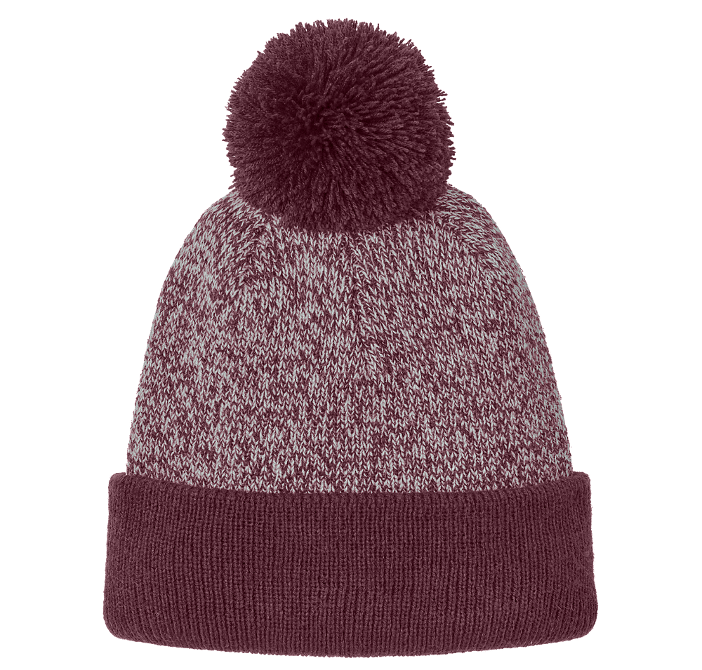 Sport-Tek Halftime Heather Pom Pom Beanie-default