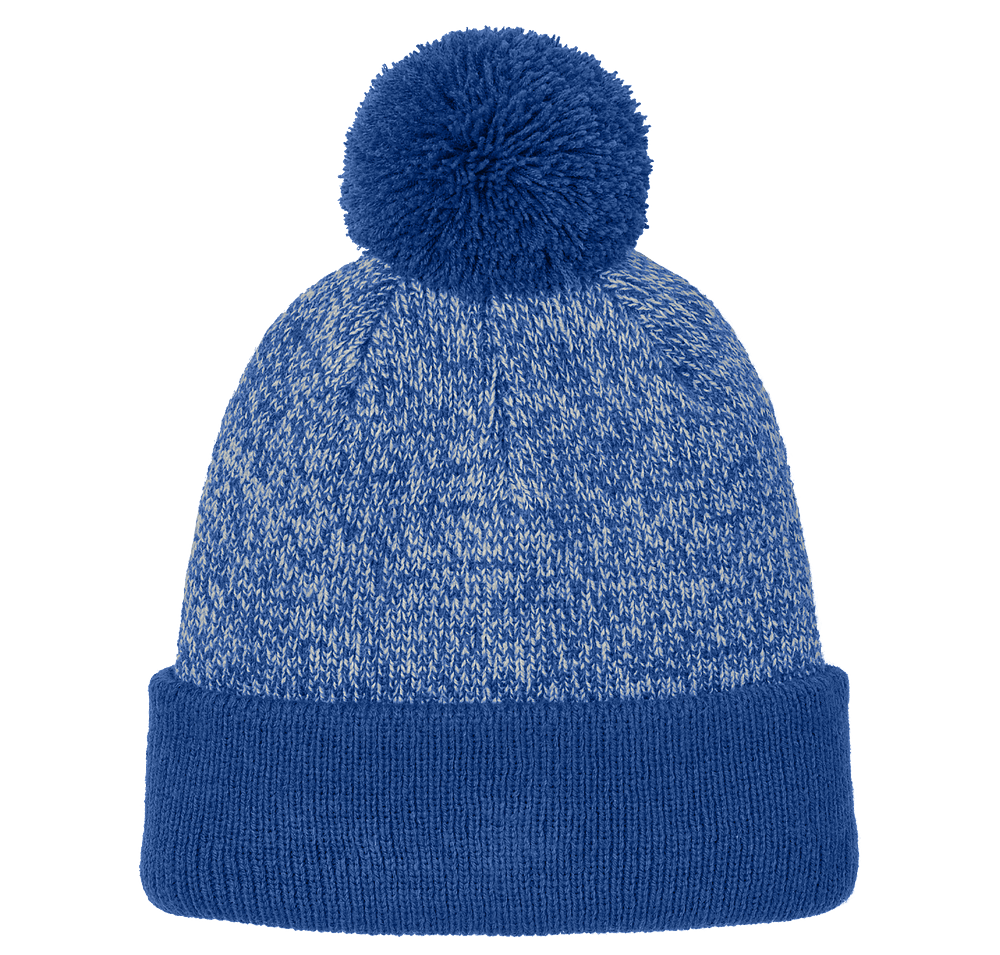 Sport-Tek Halftime Heather Pom Pom Beanie-default