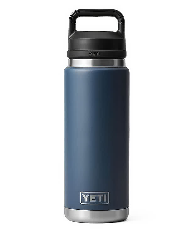 YETI Laser Engraved 26 oz. Rambler Insulated Water Bottle with Chug Cap