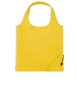 Bungalow Foldaway Shopper Tote Bag - Color: Yellow