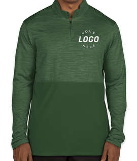 Augusta Tonal Heather Quarter Zip Performance Shirt