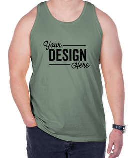 Hanes ComfortWash 100% Cotton Garment Dyed Tank - Color: Cypress Green