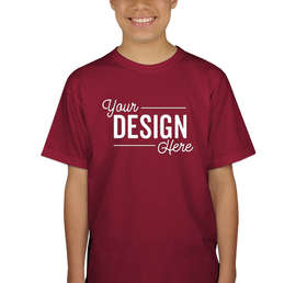 Canada - Gildan Youth Ultra Cotton T-shirt - Color: Cardinal