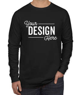Canada - Bella + Canvas Long Sleeve Jersey T-shirt - Color: Black
