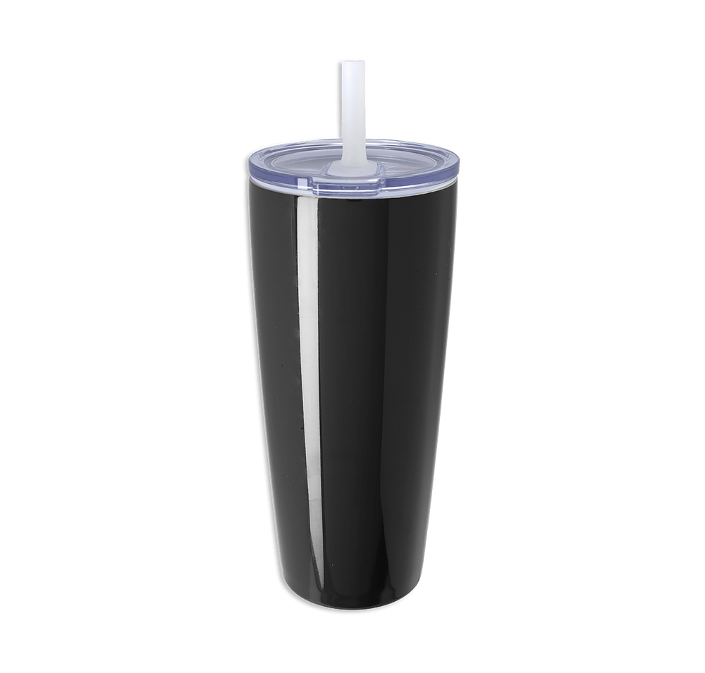 Koozie® Full Color 30 oz. Built-in Straw Vacuum Tumbler-default