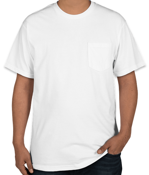 Gildan H300 Hammer Pocket T-Shirt S White
