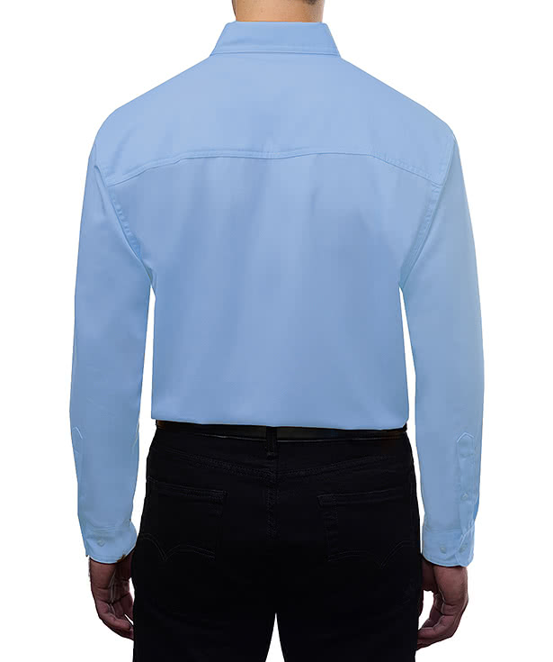 Blue Generation Tall Scotchgard Treated Twill Long Sleeve Dress Shirt