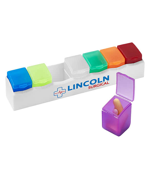 7-Day Pill Holder with Removable Compartments