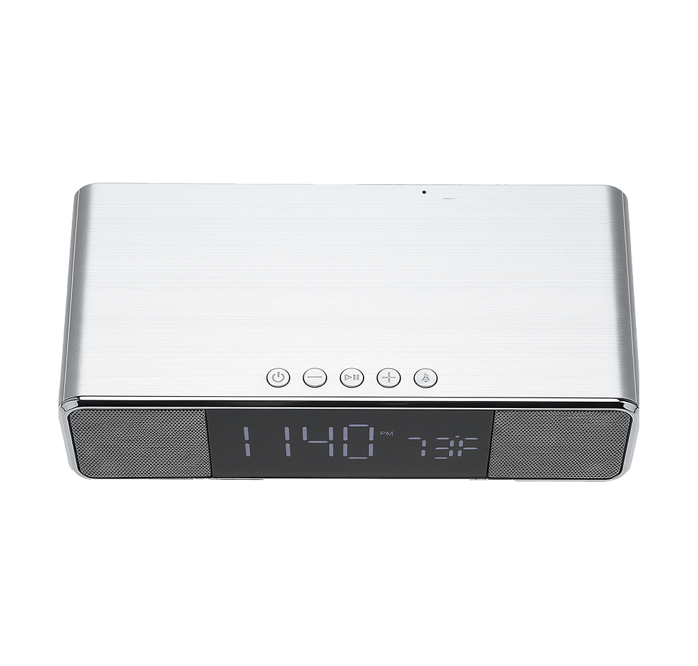 Mystic Alarm Clock with Wireless Speaker & Charger-default