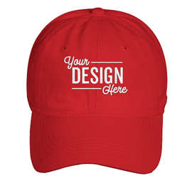 Sportsman Unstructured Washed Hat - Color: Red