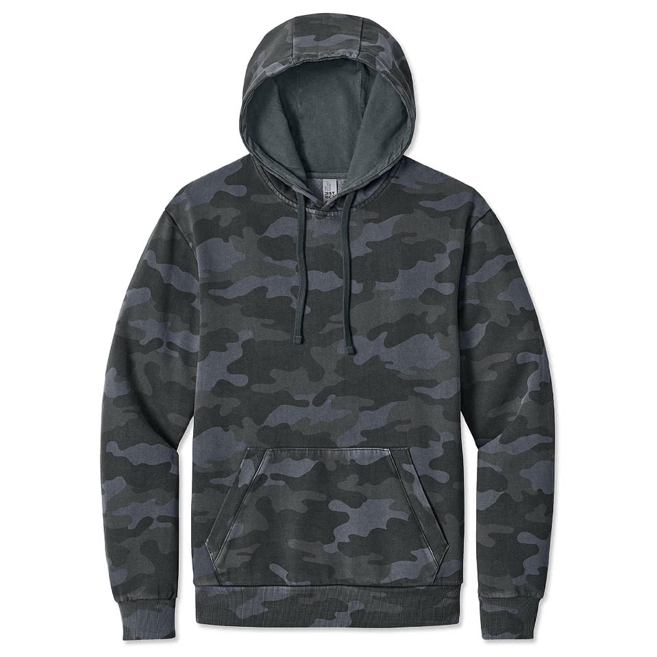 District Wash Camo Recycled Fleece Pullover Hoodie