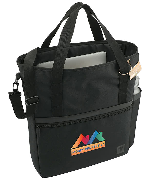 Tranzip Medium Recycled Poly Computer Tote Bag