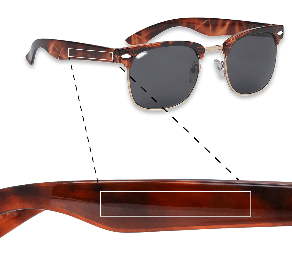 Panama Retro Browline Sunglasses-default