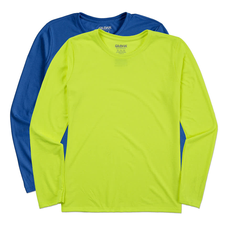 Gildan Women's Soft Jersey Long Sleeve Performance Shirt