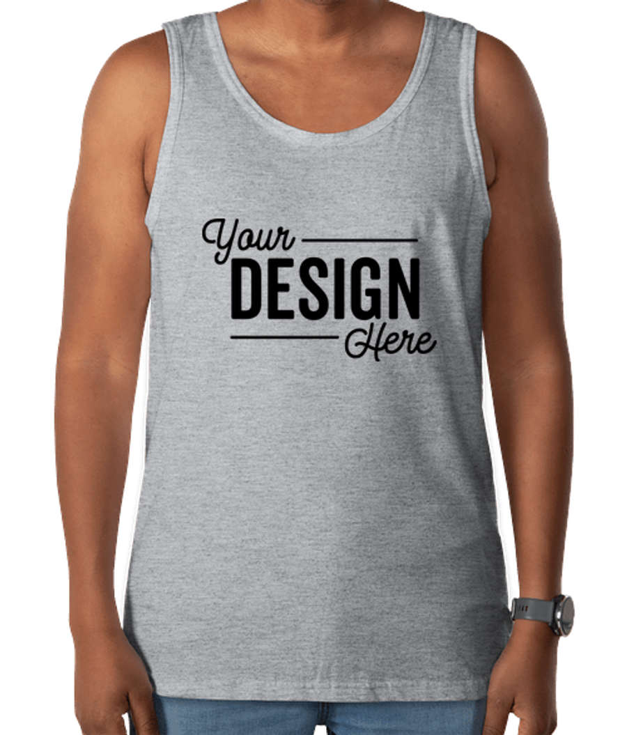 Gildan Softstyle Cotton Tank in Sports Grey