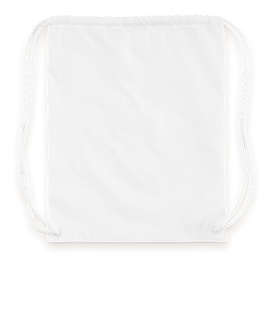 Multicolor Drawstring Bag - Color: White