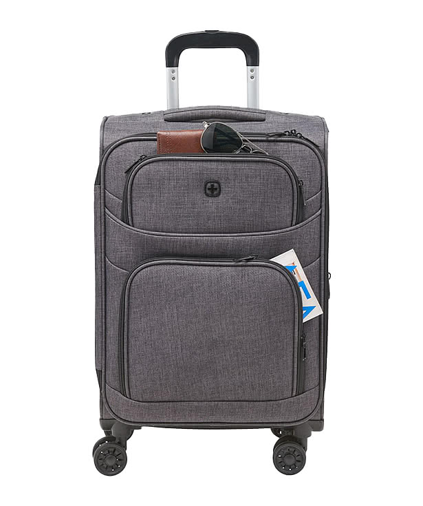 Wenger Graphite Recycled Carry-On Wheeled Duffel Bag