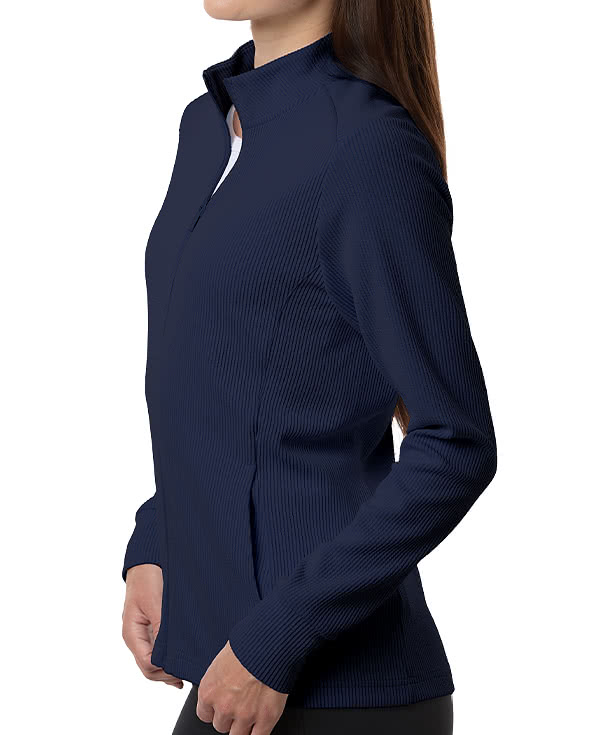 Adidas Women's Textured Performance Full Zip Jacket