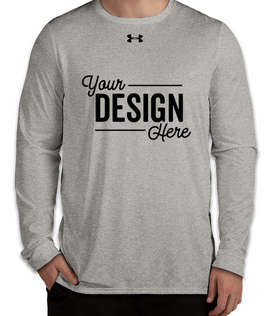Under Armour Long Sleeve Locker Performance Shirt 2.0 - Color: True Grey Heather