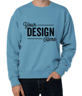 Champion Garment Dyed Crewneck Sweatshirt - Color: Delicate Blue