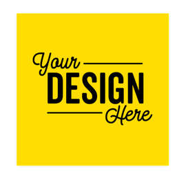 Wait Here 12" Square Floor Decal - Color: Yellow / Black